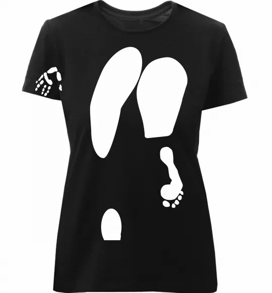 Женская премиум футболка Popa Черный фото