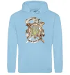 Женская толстовка (худи) Живу на своїй землі Голубой фото