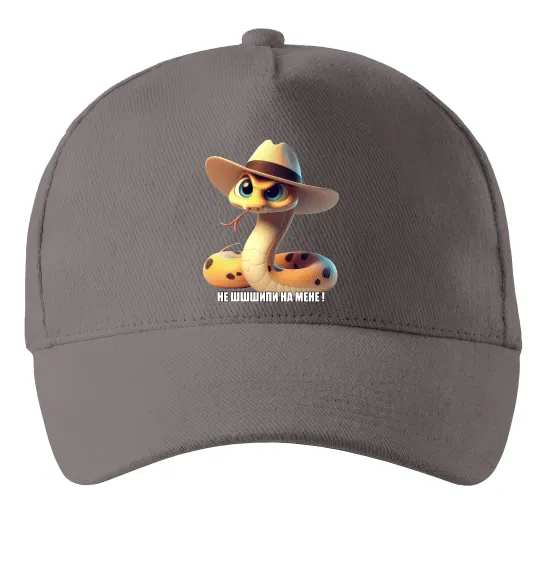 Кепка Не ш-ш-шипи на мене Серый фото