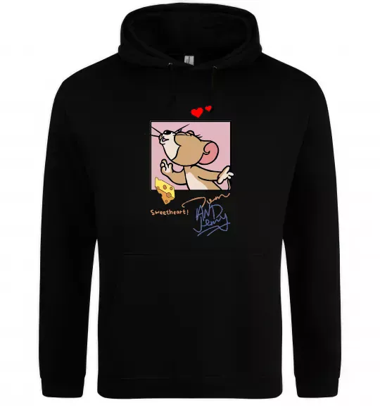 Жіноча толстовка (худі) Джері Sweatheart Чорний фото