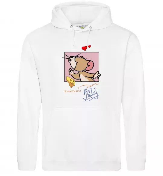 Жіноча толстовка (худі) Джері Sweatheart Білий фото