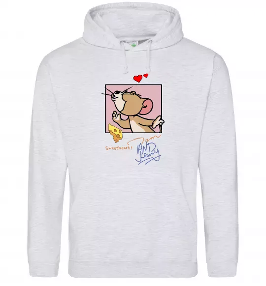 Жіноча толстовка (худі) Джері Sweatheart Сірий меланж фото