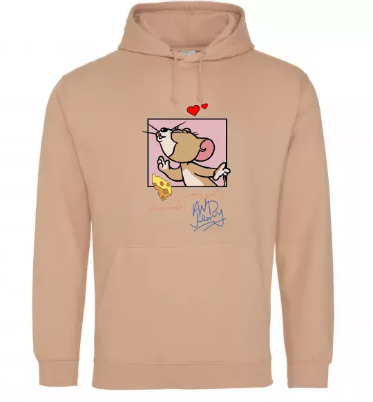 Жіноча толстовка (худі) Джері Sweatheart Пісочний фото