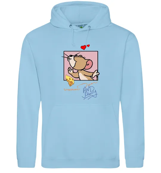 Женская толстовка (худи) Джері Sweatheart Голубой фото