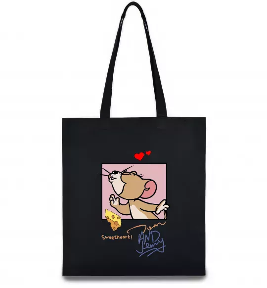 Эко-сумка Джері Sweatheart Черный фото