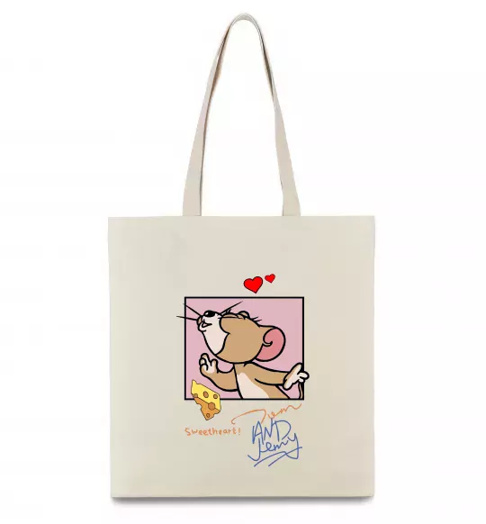 Эко-сумка Джері Sweatheart Бежевый фото