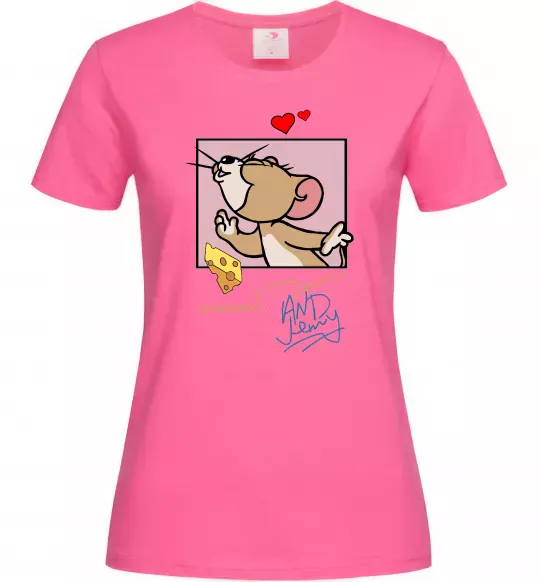 Женская футболка Джері Sweatheart Ярко-розовый фото