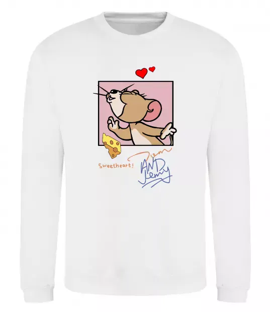 Свитшот Джері Sweatheart Белый фото