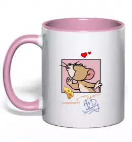 Чашка с цветной ручкой