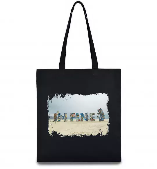 Еко-сумка I`m fine Чорний фото