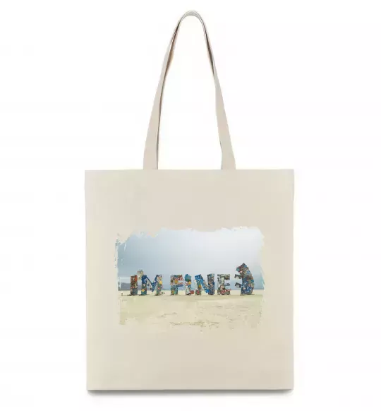 Еко-сумка I`m fine Бежевий фото