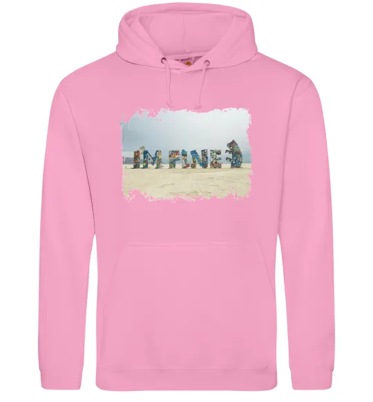 Женская толстовка (худи) I`m fine Розовый фото