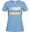 Жіноча футболка I`m fine Блакитний фото