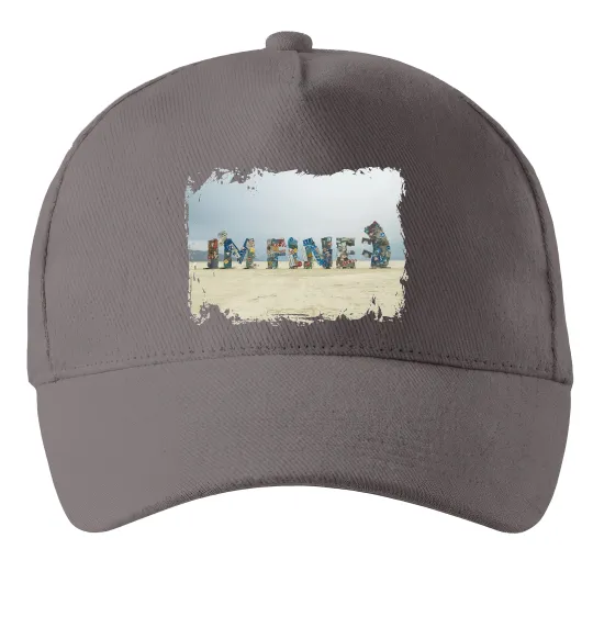 Кепка I`m fine Серый фото