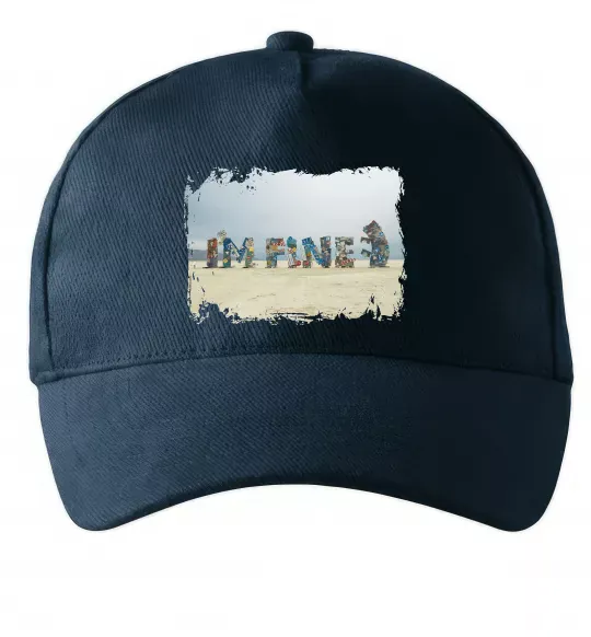 Кепка I`m fine Темно-синий фото