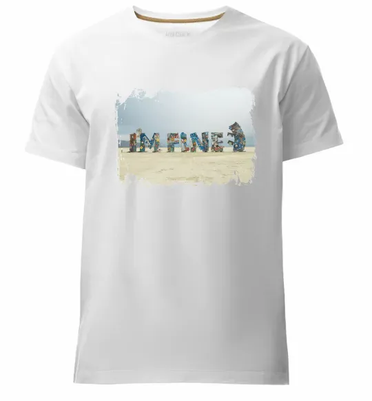 Мужская премиум футболка I`m fine Белый фото