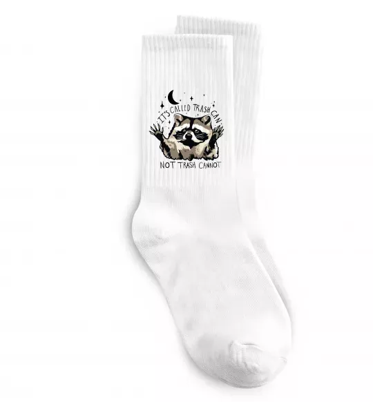 Носки Not trash cannot Белый фото