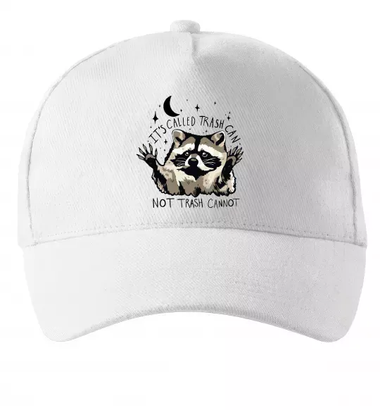 Кепка Not trash cannot Білий фото