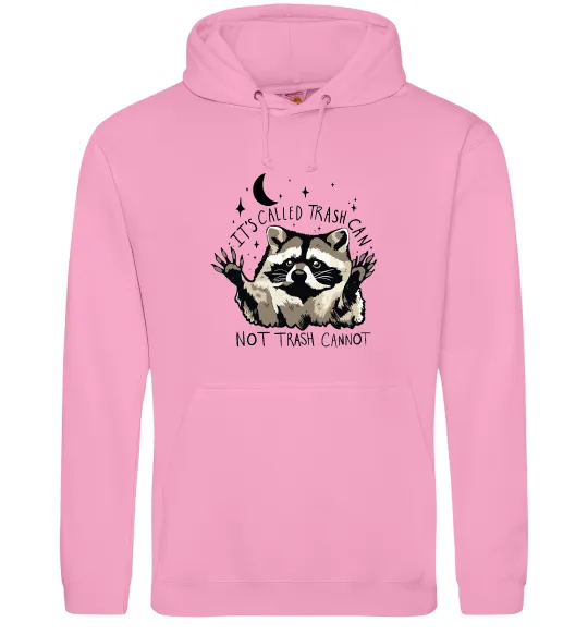 Чоловіча толстовка (худі) Not trash cannot Рожевий фото
