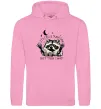Женская толстовка (худи) Not trash cannot Розовый фото