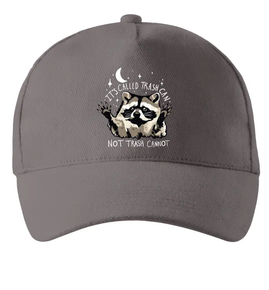 Кепка Not trash cannot Сірий фото