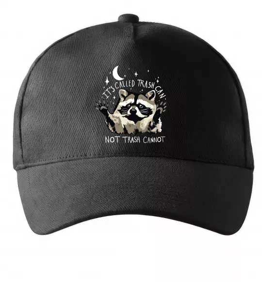 Кепка Not trash cannot Чорний фото