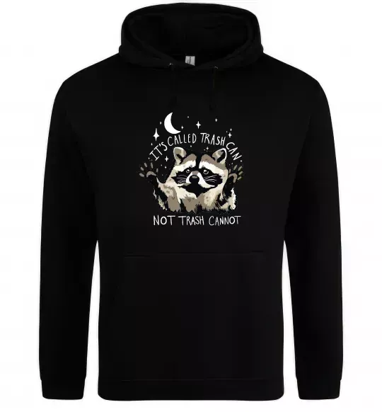 Жіноча толстовка (худі) Not trash cannot Чорний фото