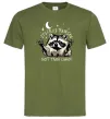 Мужская футболка Not trash cannot Оливковый Мужская футболка Not trash cannot Оливковый фото
