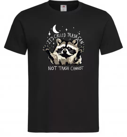 Мужская футболка Not trash cannot Черный фото