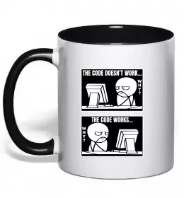 Чашка з кольоровою ручкою Чашка з кольоровою ручкою