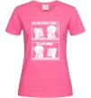 Жіноча футболка Why code work/doesn`t work Яскраво-рожевий фото