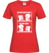 Жіноча футболка Why code work/doesn`t work Червоний фото