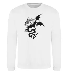 Свитшот Dragon Белый фото