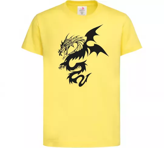 Детская футболка Dragon Лимонный фото