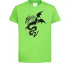 Детская футболка Dragon Лаймовый фото