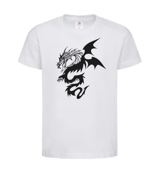 Детская футболка Dragon Белый фото
