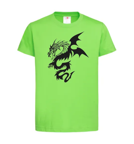 Детская футболка Dragon Лаймовый фото