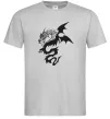 Мужская футболка Dragon Серый фото