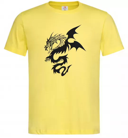 Мужская футболка Dragon Лимонный фото