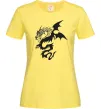 Женская футболка Dragon Лимонный фото