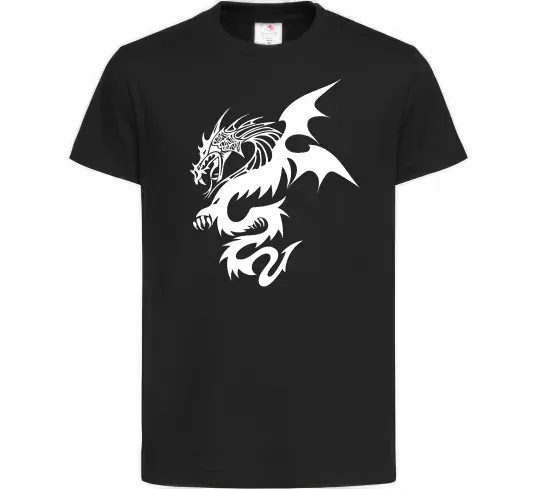 Детская футболка Dragon Черный фото