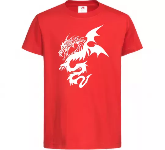 Детская футболка Dragon Красный фото