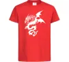 Детская футболка Dragon Красный фото