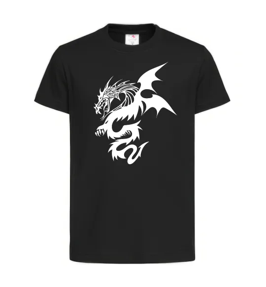 Детская футболка Dragon Черный фото