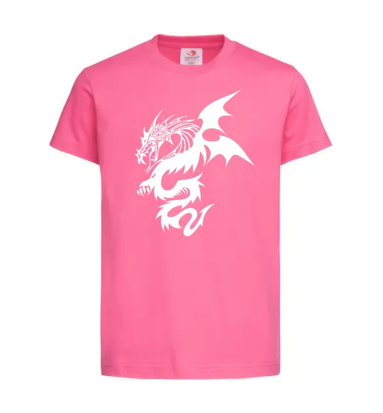 Детская футболка Dragon Ярко-розовый фото