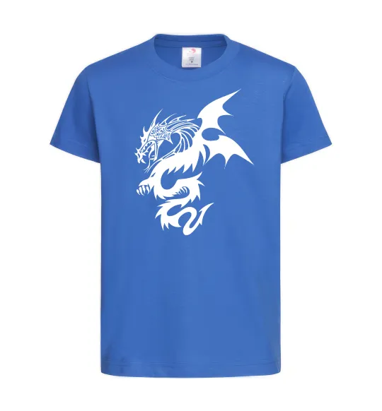Детская футболка Dragon Ярко-синий фото