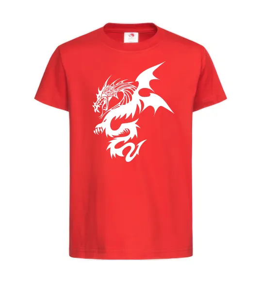Детская футболка Dragon Красный фото