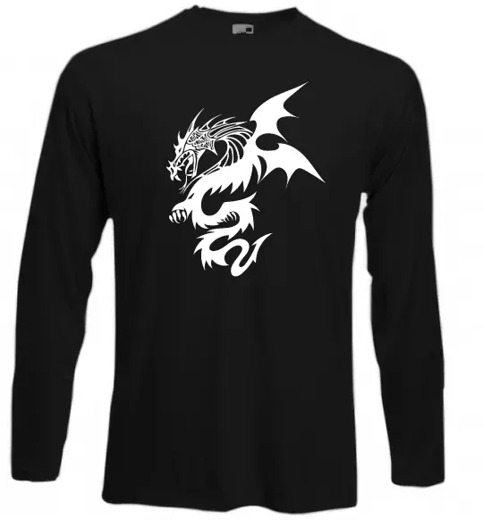 Лонгслів Dragon Чорний фото