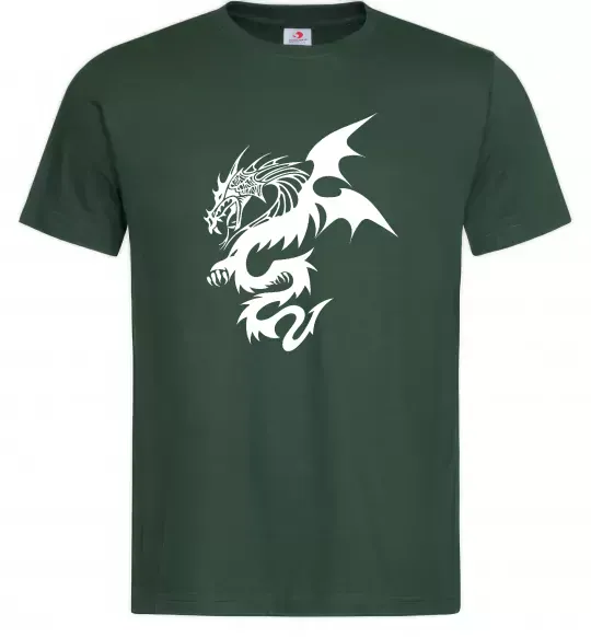Мужская футболка Dragon Темно-зеленый фото