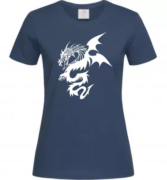 Женская футболка Dragon Темно-синий фото
